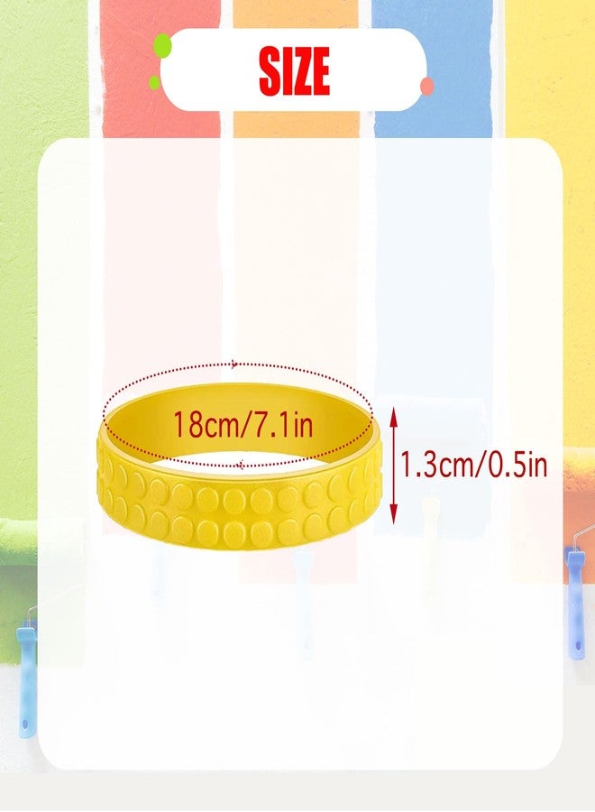 Mivofun 8PCS Building Block Bracelets, Colorful Brick Silicone Wristbands for Goodie Bag Fillers Carnival Prize Party Favors Birthday Gift Supplies, 4 Colors - Image 2